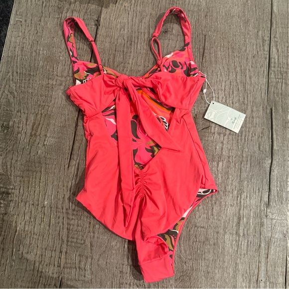 Maaji Coral Lava Reversible One Piecee Swimsuit. - Picture 4 of 4
